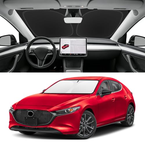 Custom Fit Windshield Sun Shade for Mazda 3 2019