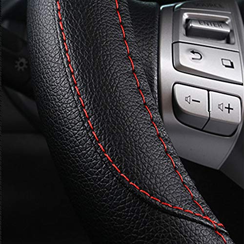 Leather Car Steering Wheel Cover
