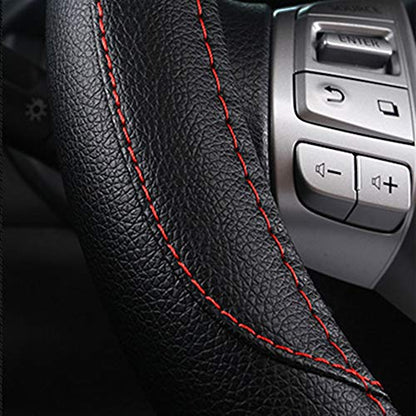 Leather Car Steering Wheel Cover