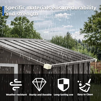 JYQAQA 6x4 FT Outdoor Storage Shed