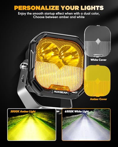 Color Play Series 3 Inch LED Pod Light Off (2 Count)