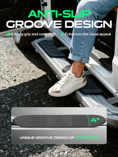 4 Inch Running Boards for Chevy & GMC (2 Count)