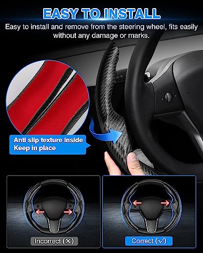 for Tesla Steering Wheel Cover Tesla Model Y
