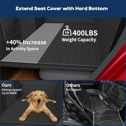 Tough Dog Car Seat Cover for Back Seat with Seatback Top Protection