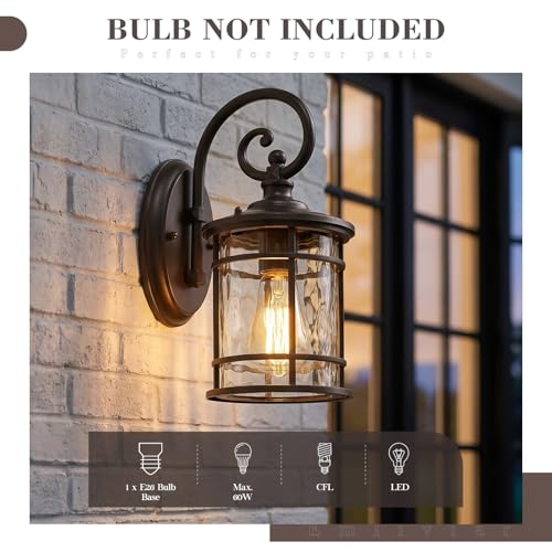 Outdoor Wall Mount Light Fixtures 2 Pack (2 Count)