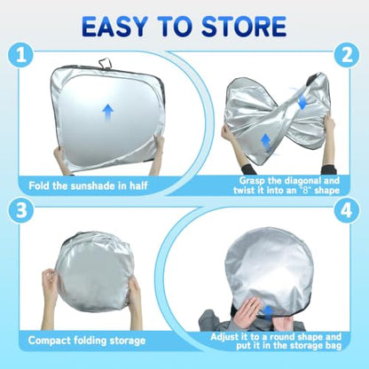 Custom Fit Windshield Sun Shade for VW Atlas 2018