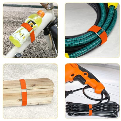 1"x16ft Hook and Loop Straps with 25 Metal Buckles