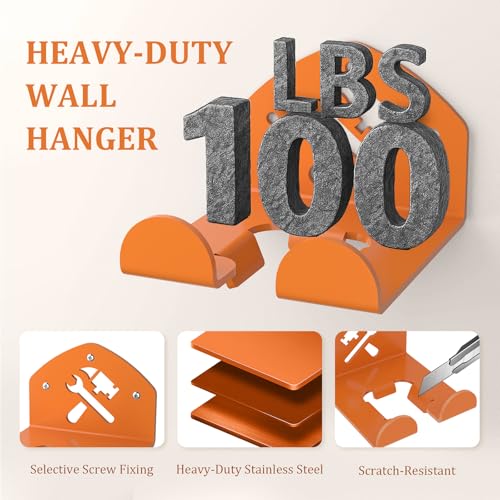 Garage Organization Storage Trimmer Rack Garden Power Tool Hanger for Grass Trimmer