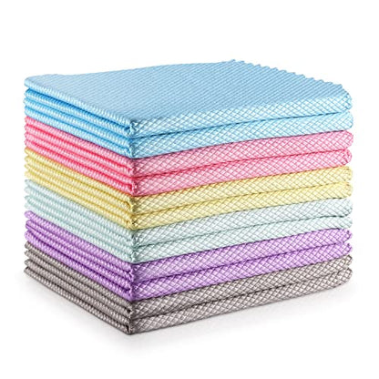 Streak Free Window Cleaning Cloth Miracle Microfiber Cloths for Glass (2 Count)