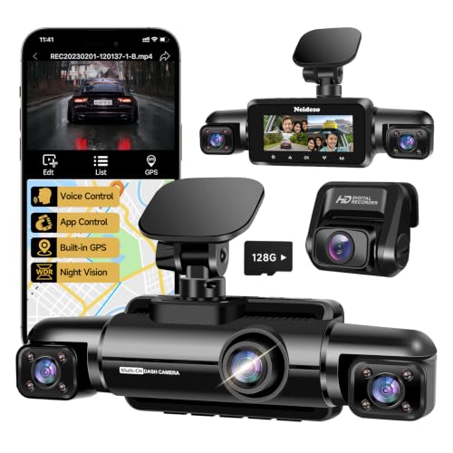 360° Dash Cam Front and Rear Inside