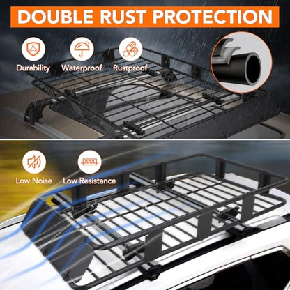 Heavy Duty Roof Rack Basket 64" x 39"