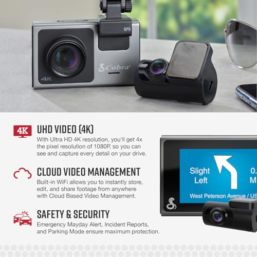 Smart Dash Cam + Rear Cam