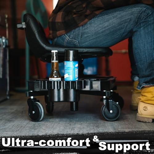 Rolling Stool with Wheels