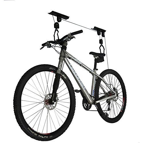 RAD Sportz Bicycle Hoist Quality Garage Storage Bike Lift with 100 lb Capacity Even Works as Ladder Lift Premium Quality