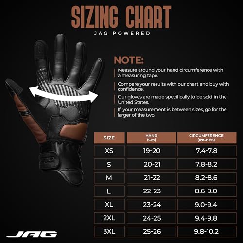 Leather Motorcycle Motorbike Knuckle Protection Powersports Gloves