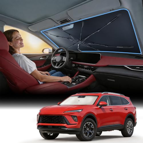 Vinyl Coating Heat Shield] Windshield Sun Shade Umbrella Custom for Buick Envision