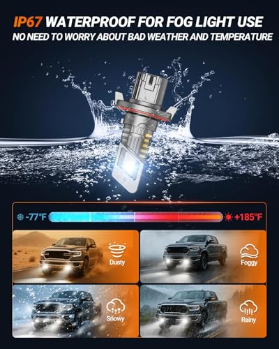 H13 9008 LED Bulbs (2 Count)