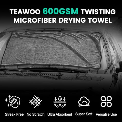 3 Pack Bulk Microfiber Towels for Cars (3 Count)