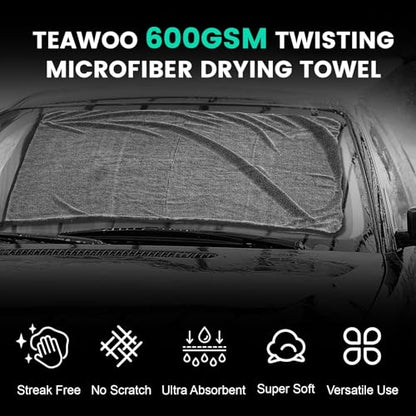 3 Pack Bulk Microfiber Towels for Cars (3 Count)