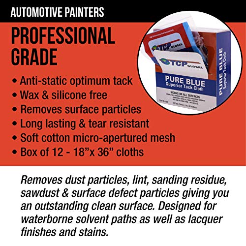 Pure Blue Superior Tack Cloth (12 Count)