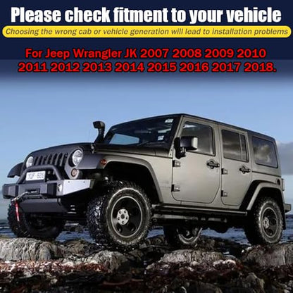 Rain Guards for Jeep Wrangler JK 2007 (4 Count)