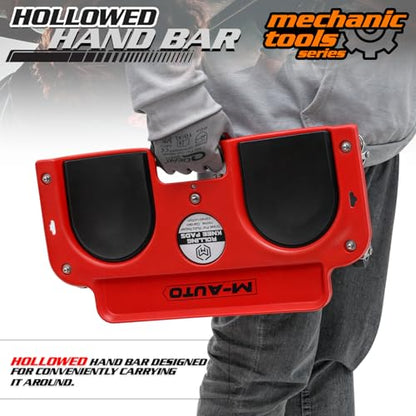 Rolling Knee Creeper Durable Knee Pads with Full 360 Degree Turn Casters and Tool Tray