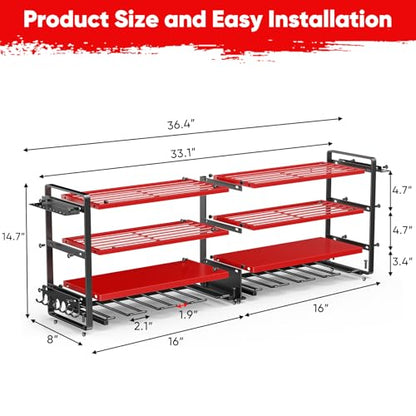Upgrade Large power tool organizer Wall Mount