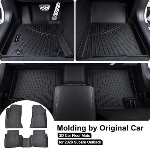 TPE Floor Mats for 2026 Subaru Outback Premium