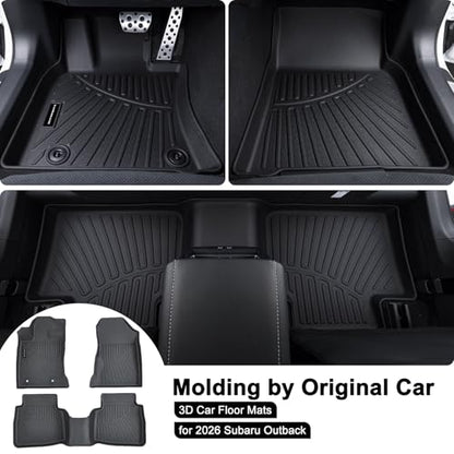 TPE Floor Mats for 2026 Subaru Outback Premium