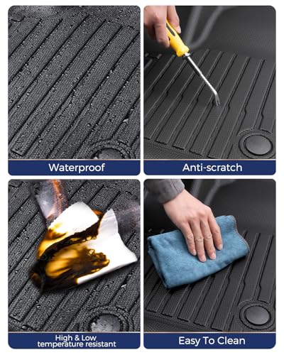 Custom Fit Floor Mats & Cargo Liner & Rear Seat Back Protectors for Ford Escape 2013 (3 Count)
