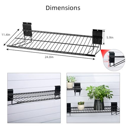 Slatwall Shelves (4 Count)