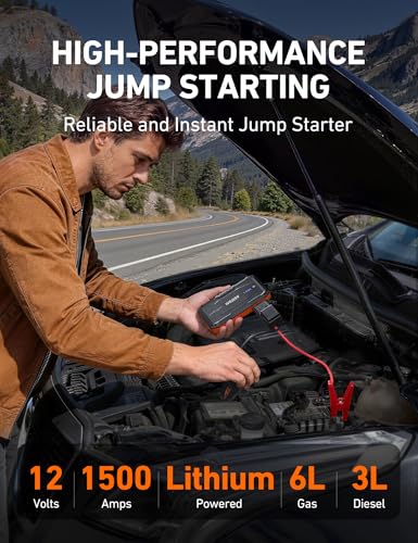 S8 Car Battery Jump Starter 1500A