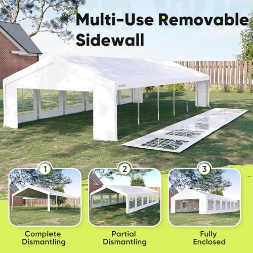 20'x40' Heavy Duty Party Tent Outdoor Canopy with Church Windows