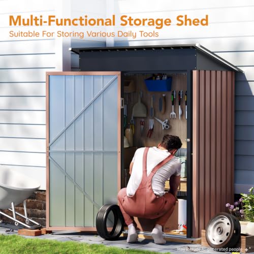 5X3X6.1FT Garden Storage Shed