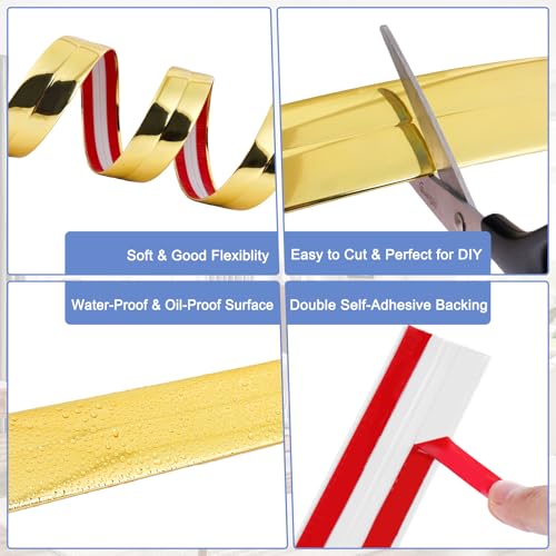 Wall Corner Protector Moulding Trim Peel and Stick