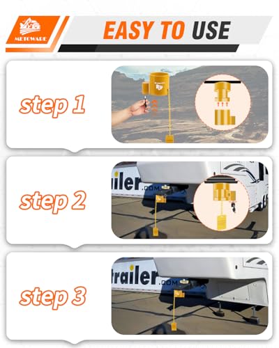 5th Wheel King Pin Lock for RVs & Semi Trailers