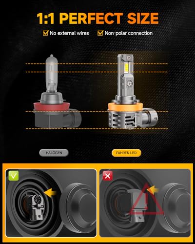 H11 9005 Light bulbs combo (2 Count)