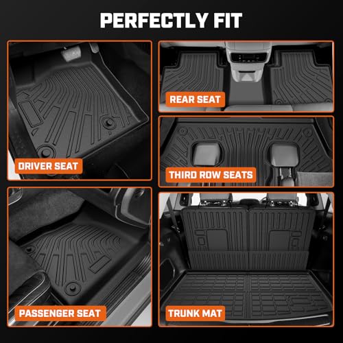 Floor Mat & Cargo Liner for Jeep Grand Cherokee L 2021