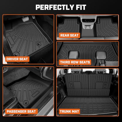 Floor Mat & Cargo Liner for Jeep Grand Cherokee L 2021