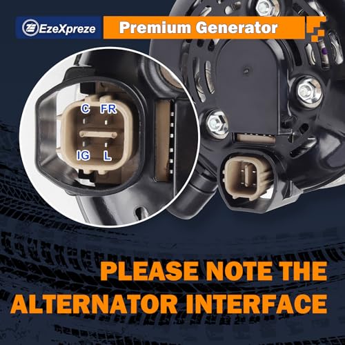 EzeXpreze New Alternator fit for Honda for Accord 2004 2005 2006 2007 130Amp 12V Compatible V6 3.0L