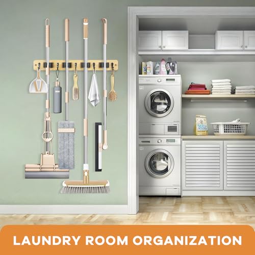 Broom Holder Wall Mount
