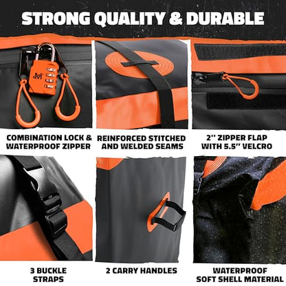 16 Cu Ft All Weather Vinyl Trailer Hitch Cargo Carrier Bag