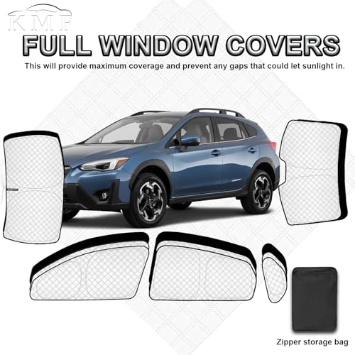 8pcs Thicken Full Sun Shades for Subaru Crosstrek 2018 (8 Count)
