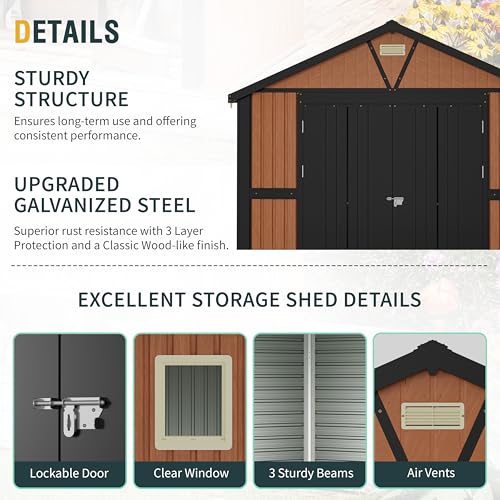 10x12 Ft Outdoor Storage Shed