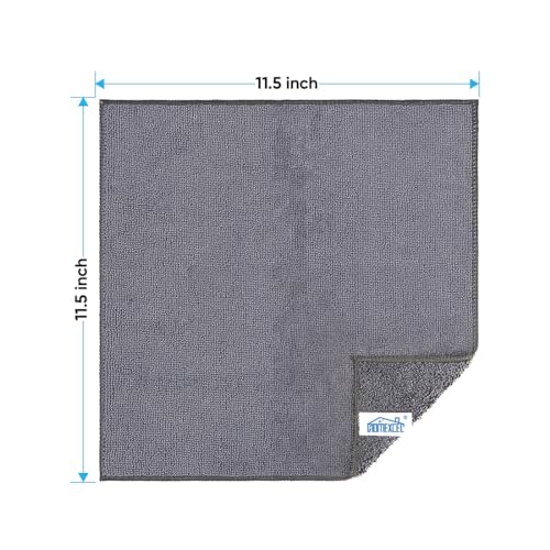 Grey Microfiber Cleaning Cloth (12 Count)