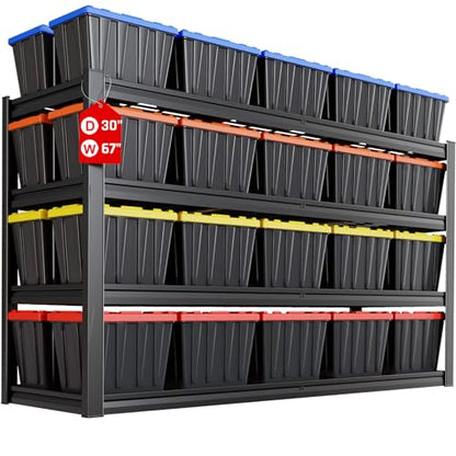 67" Wide Garage Shelving Unit (4 Count)