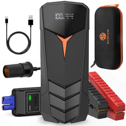 Lithium Jump Starter Battery Pack 2000A Peak 20000mAh