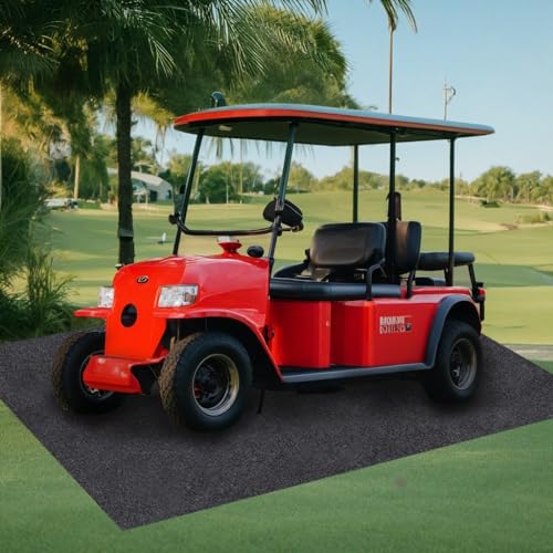 Large Rubber Floor Mat for Car Washable Garage Mats for Floor Absorb Liquids Oil Drip Pan for Under Car Protects Floor from Spills (60 Sq Ft)