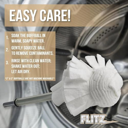 Buff Ball w 1.76oz Metal Polish Paste