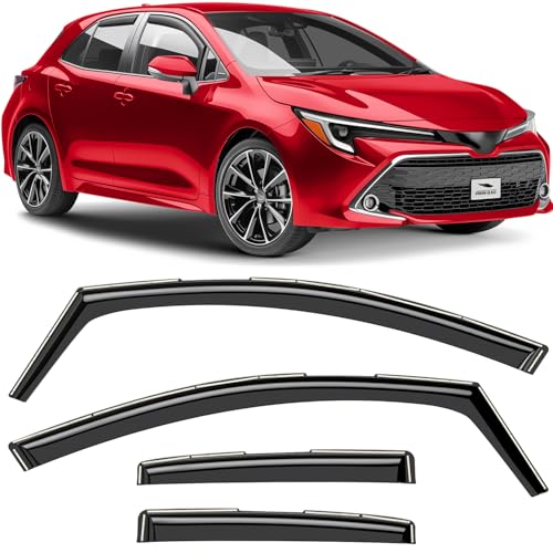 in Channel Extra Durable Rain Guards for Toyota Corolla 2020